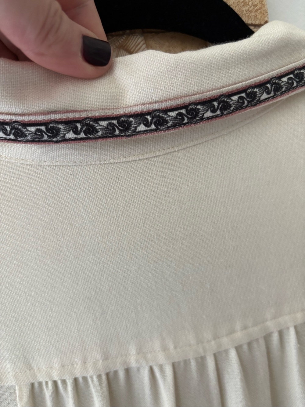 Max Studio Midi Dress Linen blend size M-L - Picture 14 of 15